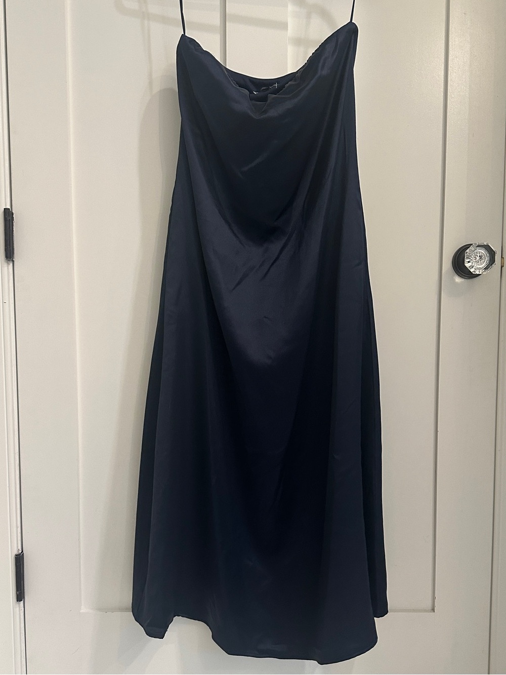 Rachel Zoe Navy Slip Midi Dress